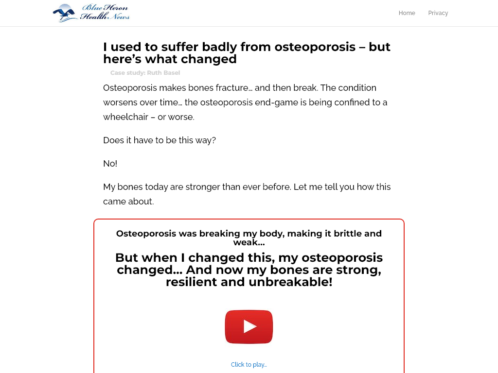 OSTEOPOROSIS SOLUTION REVIEW | THE PRODUCT I WAITED FOR