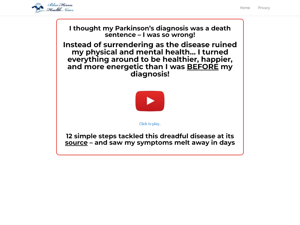 THE PARKINSON’S DISEASE PROTOCOL REVIEW : THE CHANGE I SAW IN JUST 3 HOURS