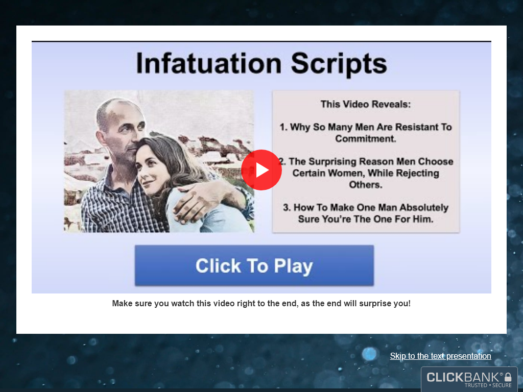 INFATUATION SCRIPTS REVIEW | THE 30 DAY MONEY BACK TEST