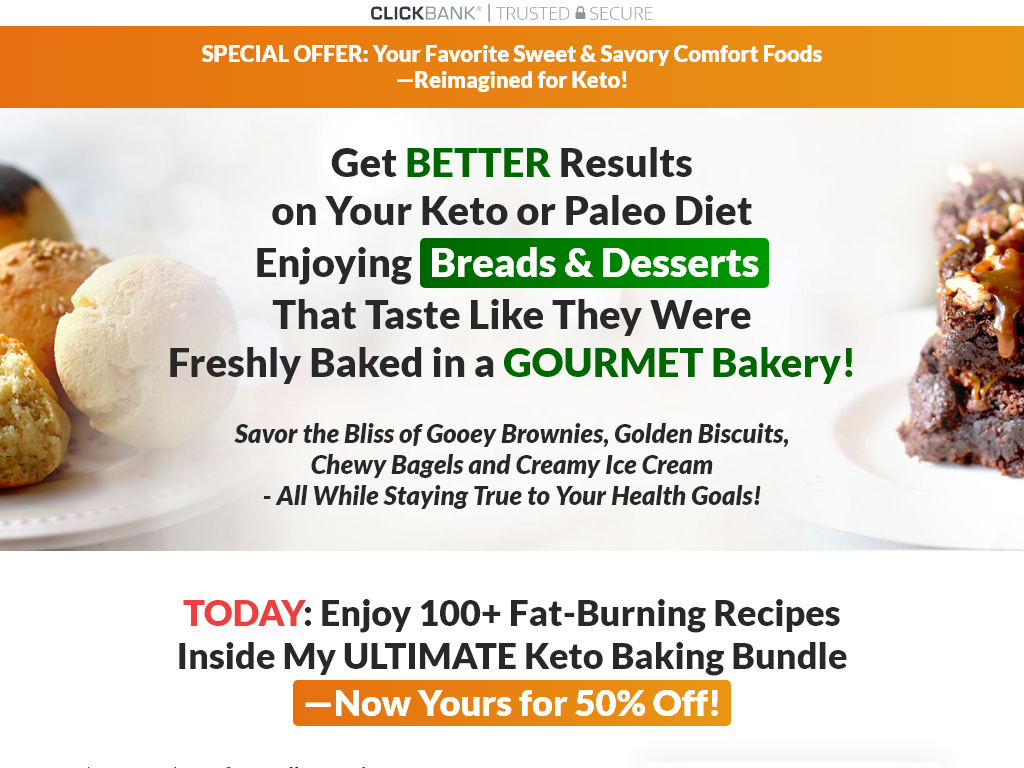 KETO BREADS & KETO DESSERTS REVIEW – MY STORY OF REDEMPTION