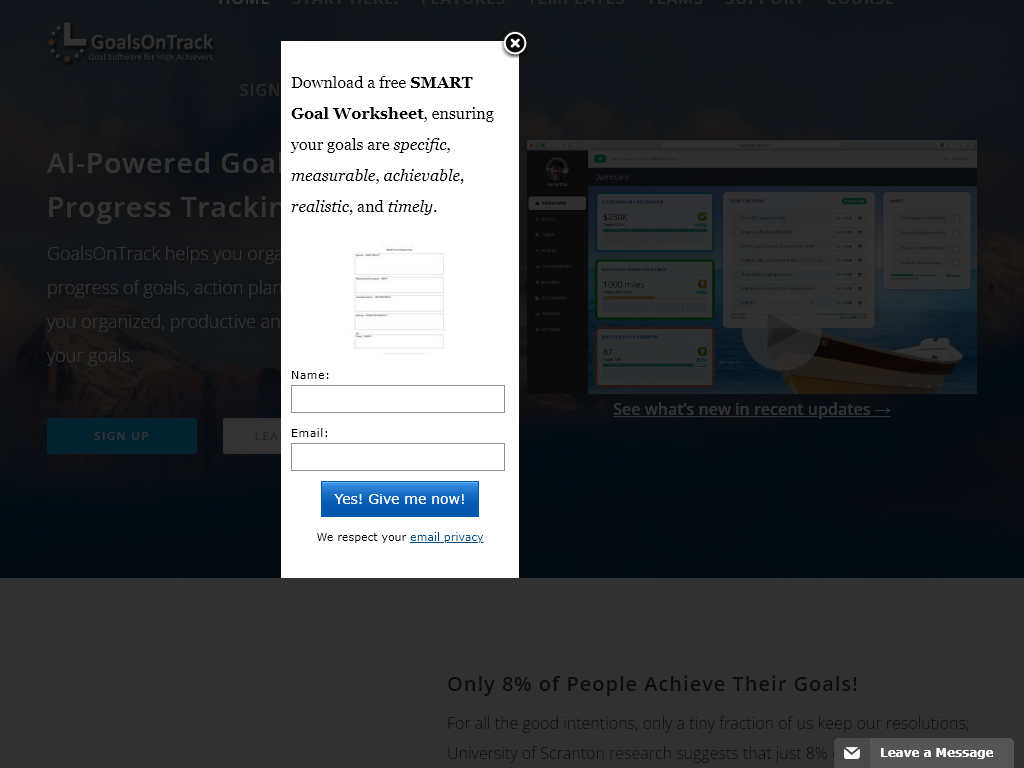 GOAL SETTING SOFTWARE FOR HIGH ACHIEVERS REVIEW – MY MONTHLY COST VS RESULTS