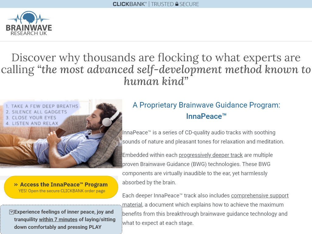 INNAPEACE MEDITATION PROGRAM REVIEW | MY 7 DAY RESULT SCARED ME