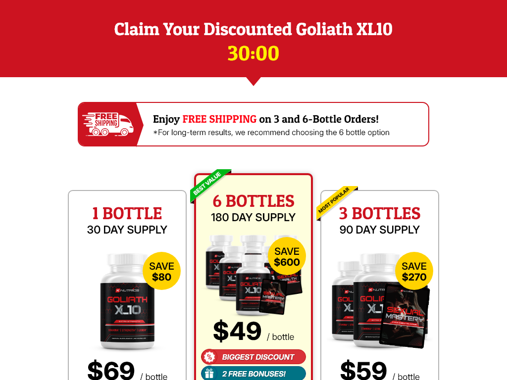 GOLIATH XL 10 REVIEW | MY 30 DAY EXPERIMENT FAILED?