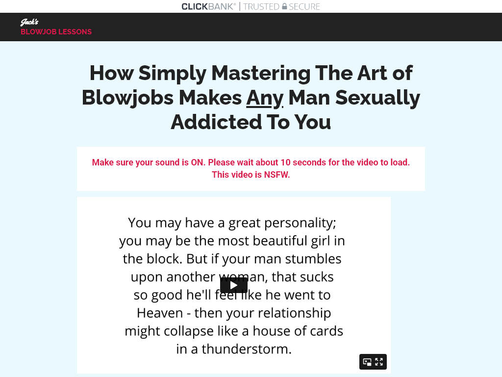 JACK’S BJ LESSONS REVIEW | I AM TELLING EVERYONE ABOUT IT