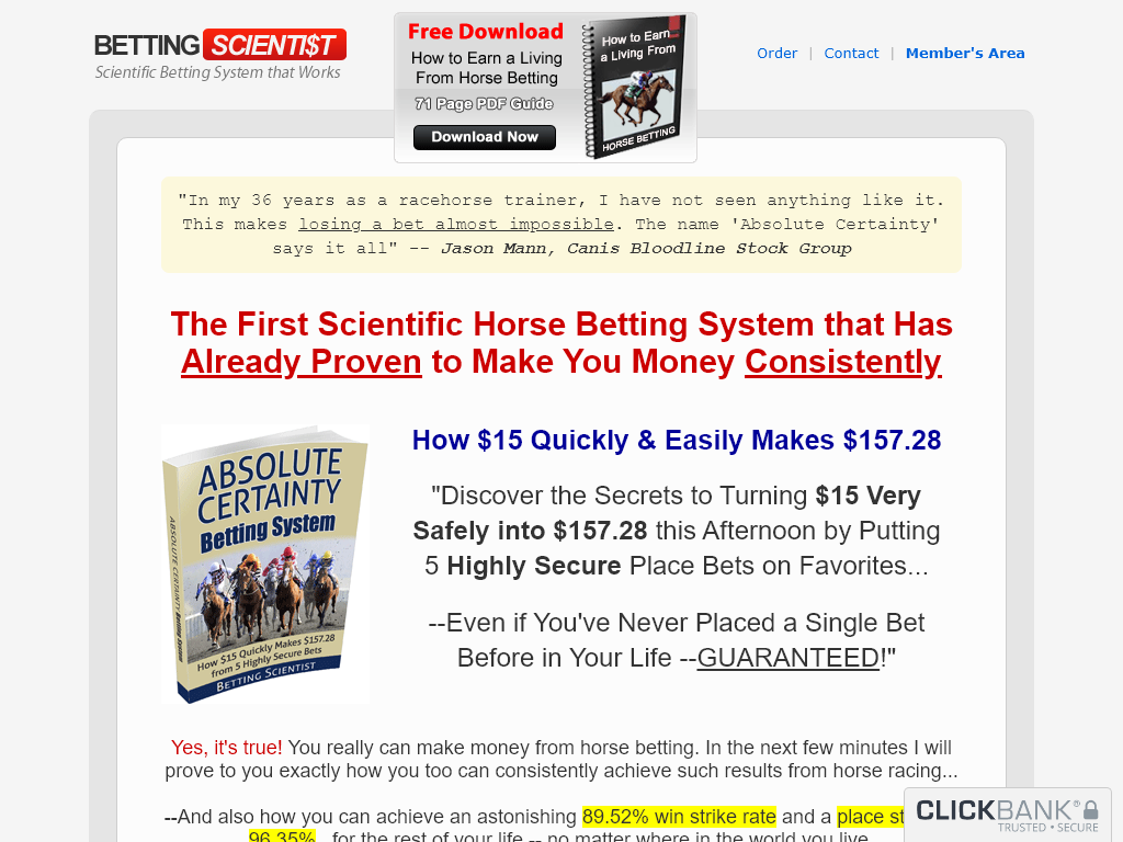 BETTING SCIENTIST REVIEW – MY STEP BY STEP EXPERIENCE