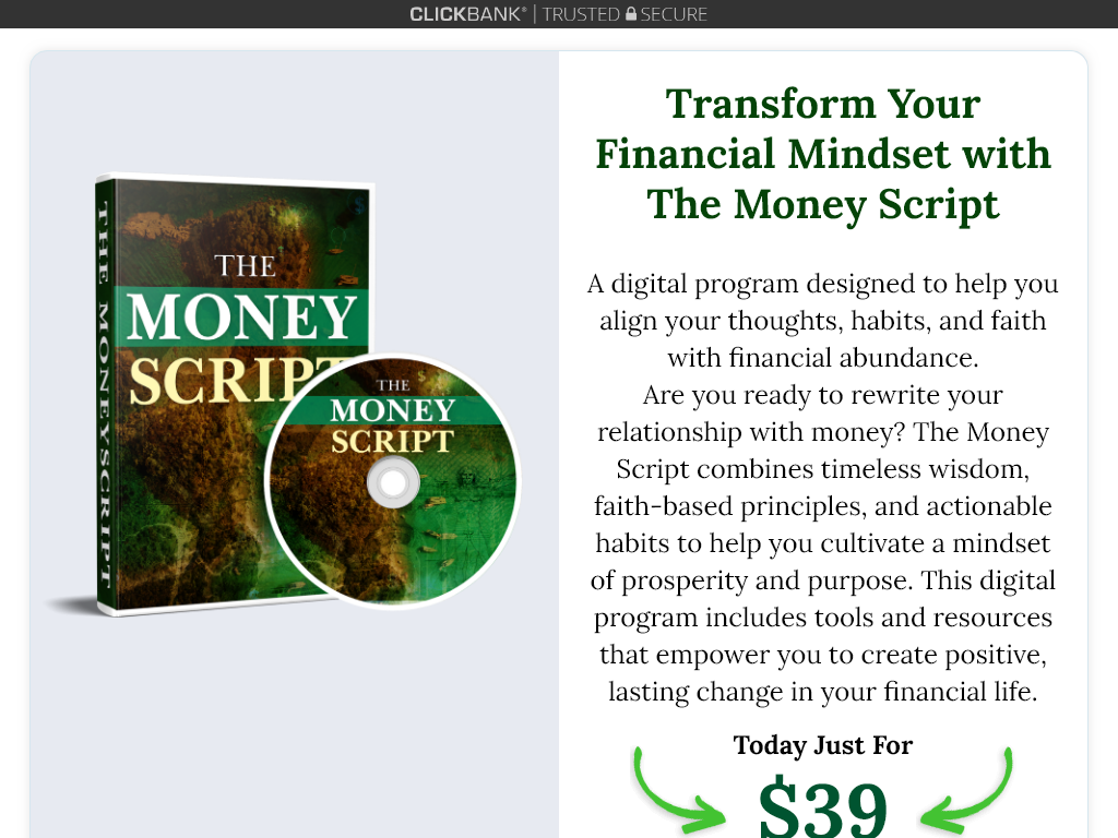 THE MONEY SCRIPT REVIEW – THE TEXT THAT CHANGED MY MIND