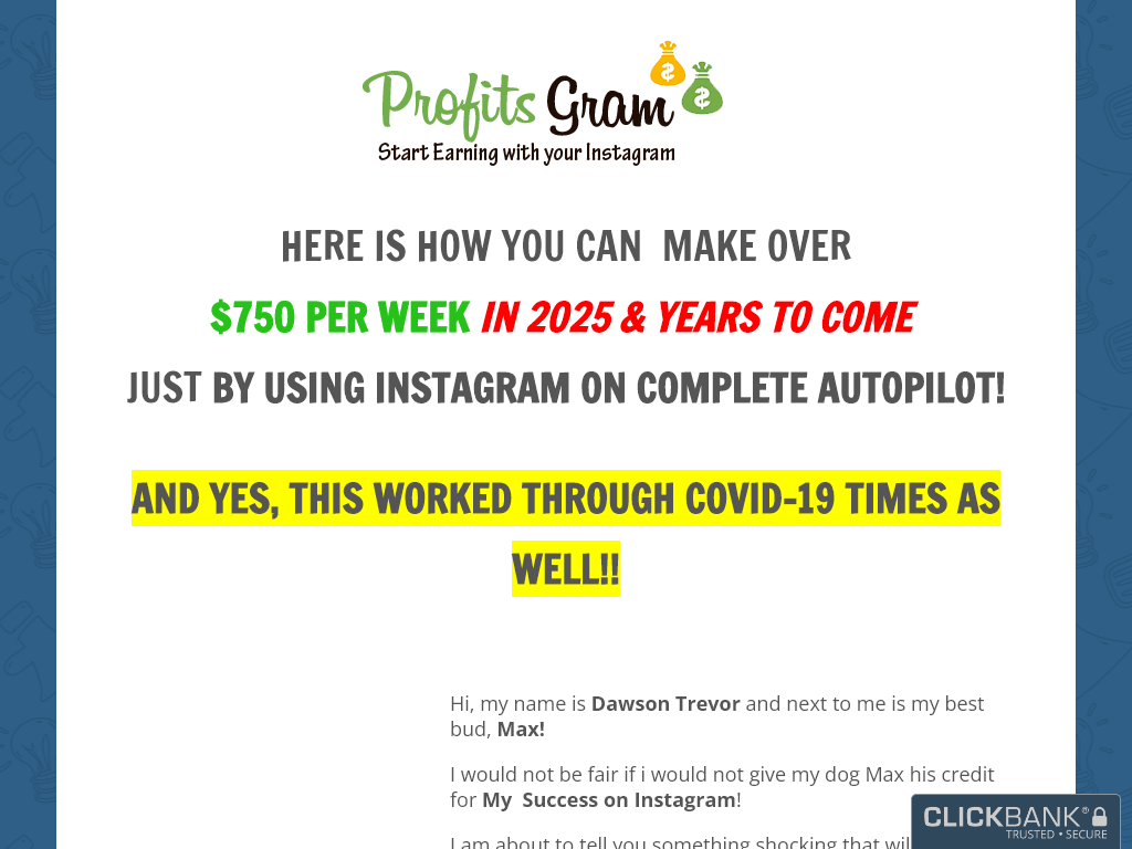 PROFITSGRAM REVIEW | MY COMPLETE USER STORY