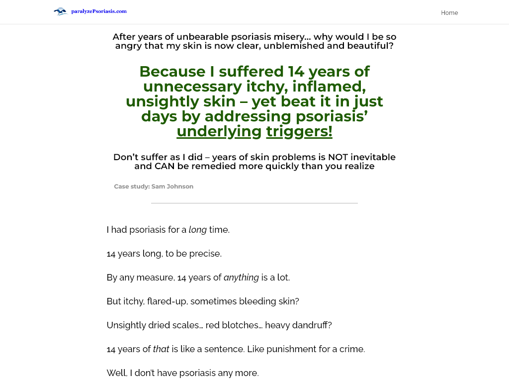 THE PSORIASIS STRATEGY REVIEW – I USED IT EVERY DAY FOR A MONTH