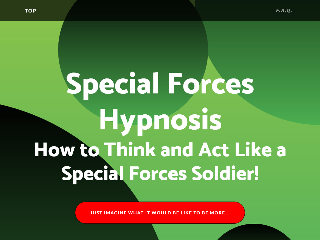 SPECIAL FORCES MENTALITY HYPNOSIS REVIEW : THE SHIFT I FELT IN 30 MINUTES