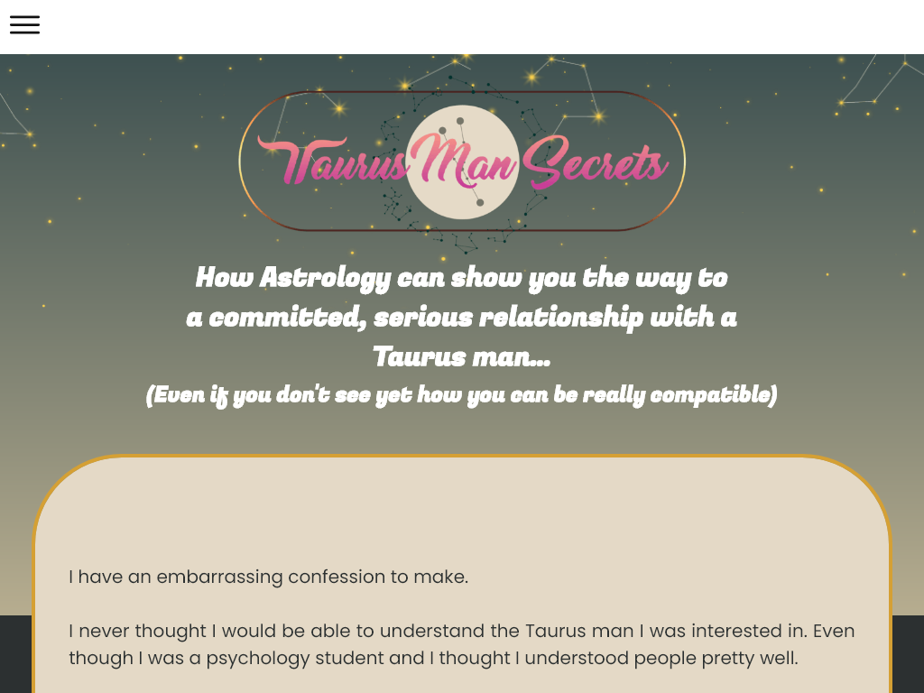 TAURUS MAN SECRETS REVIEW : I TRACKED EVERY HOUR FOR YOU