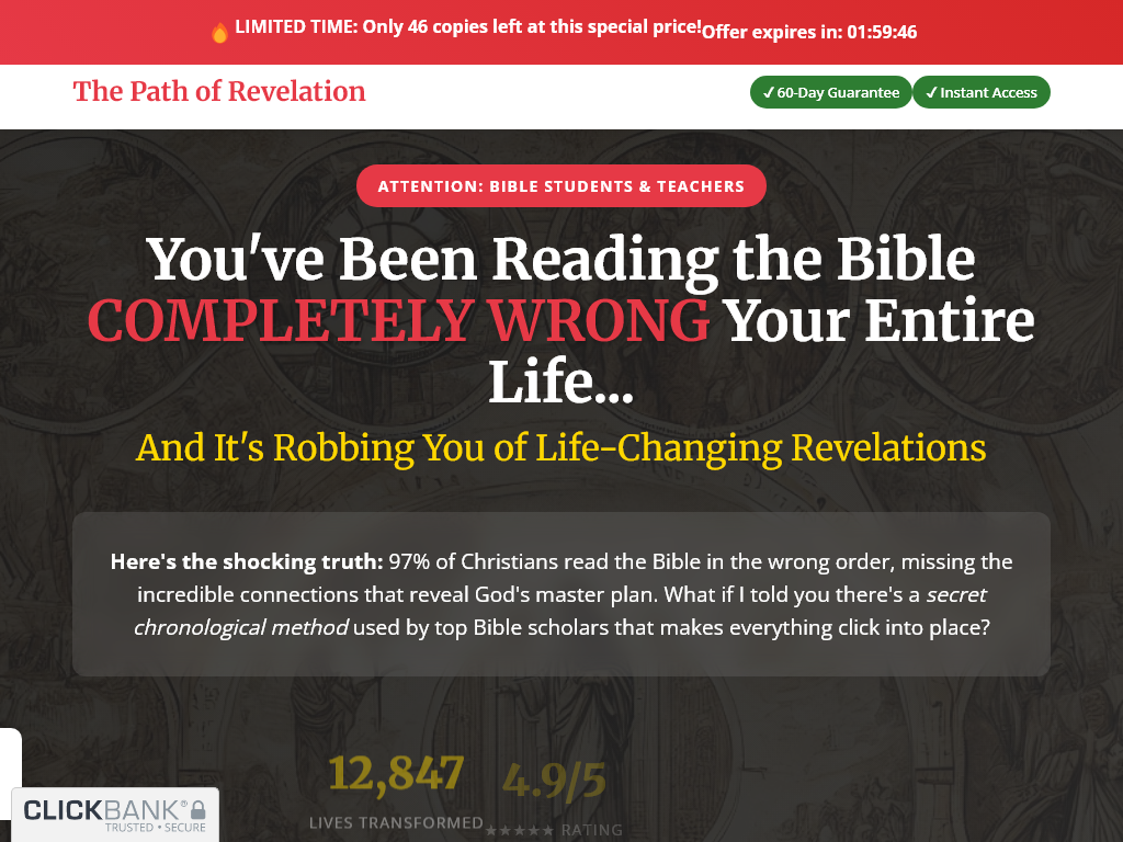 PATH OF REVELATION REVIEW – MY 30 DAY SILENCE IS BROKEN