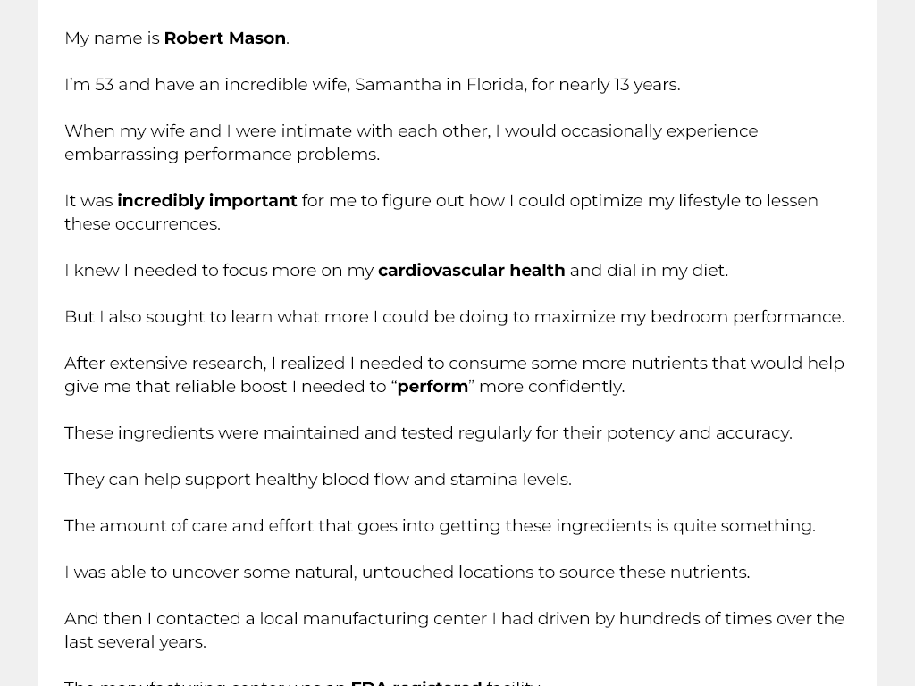 MEN’S VITALITY SUPPLEMENT REVIEW – MY FINAL THOUGHTS EXPOSED