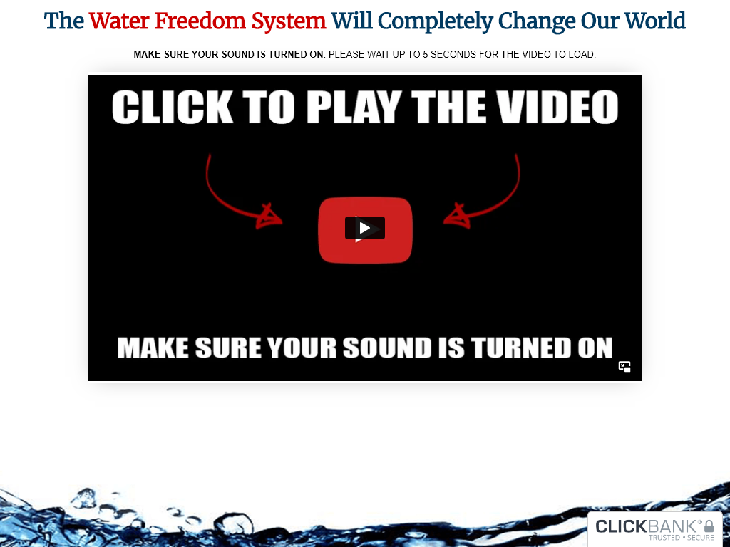 WATER FREEDOM SYSTEM REVIEW – MY SEARCH IS FINALLY OVER